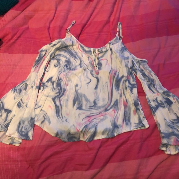 Cute Hollister off the shoulder long sleeve - Picture 1 of 3